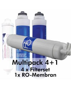 Multipack Ersatzfilterset für mobile FRITZ Osmoseanlage mit Sedimentvorfilter, Aktivkohlevorfilter und Mineralisierung