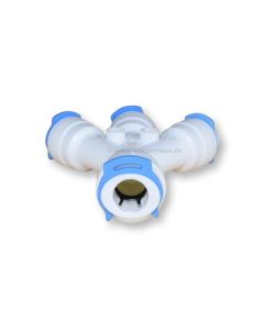 T-Stück Adapter 3/8" Schlauch x 1/4" x 1/4" (JG)