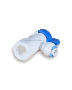  Tankventil für Umkehrosmoseanlagen 1/4'' Gewinde x 1/4" Schlauchanschluss Quickverbinder