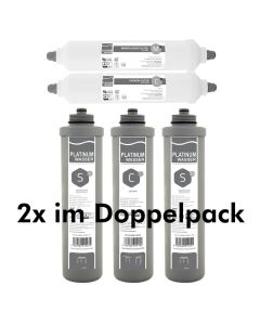 Doppelpack: 2x Filterset für Platinumwasser NEO-7 Osmoseanlage , enthält insgesamt 10 Vor- und Nachfilter 