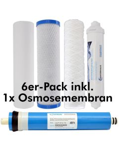 Supersparpack mit 6 Filtersets und 1 Membran