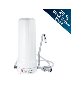 Carbonit Auftisch-Aktivkohlefilter mit NFP Premium Wasserfilter
