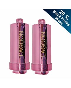 Doppelpack Duschfilter LAGOON Pink