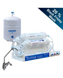 Purifive Osmoseanlage mit Wasserhahn und Tank