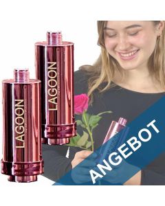 Doppelpack Duschfilter LAGOON Pink