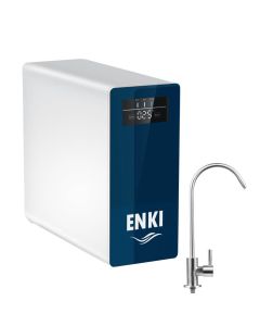 ENKI Direct FLow Umkehrosmoseanlage mit Edelstahlwasserhahn und LED-Anzeige