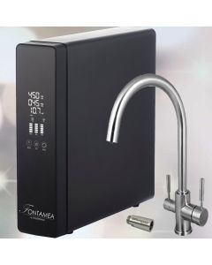 FONTAMEA Premium Osmoseanlage mit 3-Wege-Armatur und Wasserwirbler
