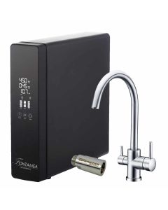 SONDERANGEBOT - FONTAMEA Premium Osmoseanlage mit Designwasserhahn und Wasserwirbler