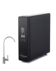 FONTAMEA Premium Osmoseanlage mit Designwasserhahn und Wasserwirbler