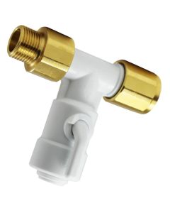 Winkel-Absperr-Ventil 3/8 Zoll T-Stück 