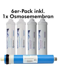 Purifive Filterset 6er-Pack plus Osmosemembran
