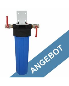 Eisenfilter Single Big Blue reduziert eisen im Brunnenwasser bis 3 mg/l