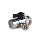 Umschaltperlator für Wasserfilter 3/8 Zoll für M22 Gewinde