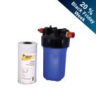 Eisenfilter Testkit Big Blue 10" mit PEntek RFFE10-BB Kartusche