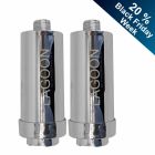 Doppelpack Duschfilter zur Kalkbehandlung im Duschwasser 