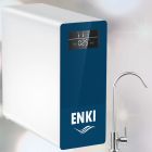 ENKI Direct FLow Umkehrosmoseanlage mit Edelstahlwasserhahn und LED-Anzeige, Untertischeinbau