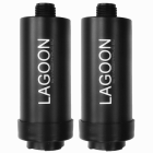 Doppelpack Duschfilter Schwarz