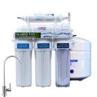 QuaRO PUR Klassische fünfstufige Osmoseanlage mit Tank und Edelstahl-Osmosehahn