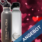 Thermoflasche aus Edelstahl mit Keramikbeschichtung im Doppelpack - Farbe weiss und anthrazit
Schöne Geschenke zum Valentinstag