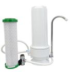 Aktivkohlefilter Auftisch mit Anschluss an den Wasserhahn - inkl. 1x NFP Premium von Carbonit