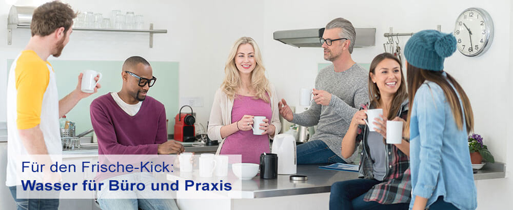 Wasserfilter für Büro und Praxis