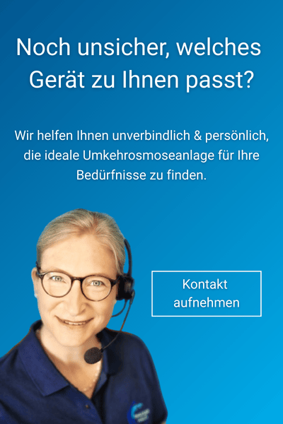 Die passende Umkehrosmoseanlage finden - jetzt Kontakt aufnehmen