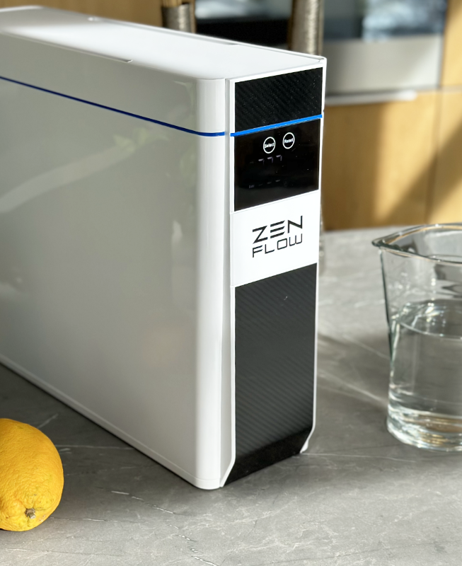 Hier klicken zur ZEN FLOW Osmoseanlage mit Edelstahlhahn