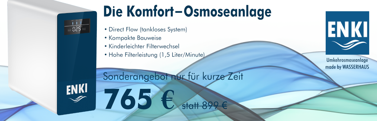 ENKI Osmoseanlage im Sonderangebot für 765 EUR