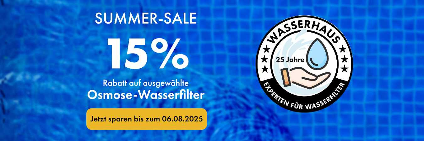 Sonderangebot Osmoseanlagen bis zum 6.8.2025