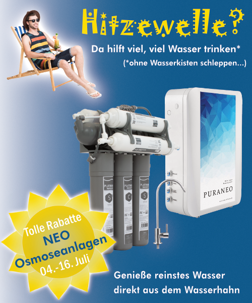 Sonderangebot NEO Osmosewasserfilter mit Tank
