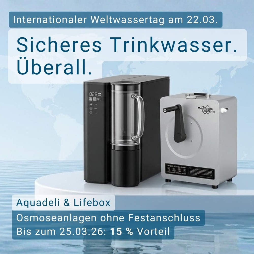Zum Weltwassertag 15% bei Wasserhaus sparen