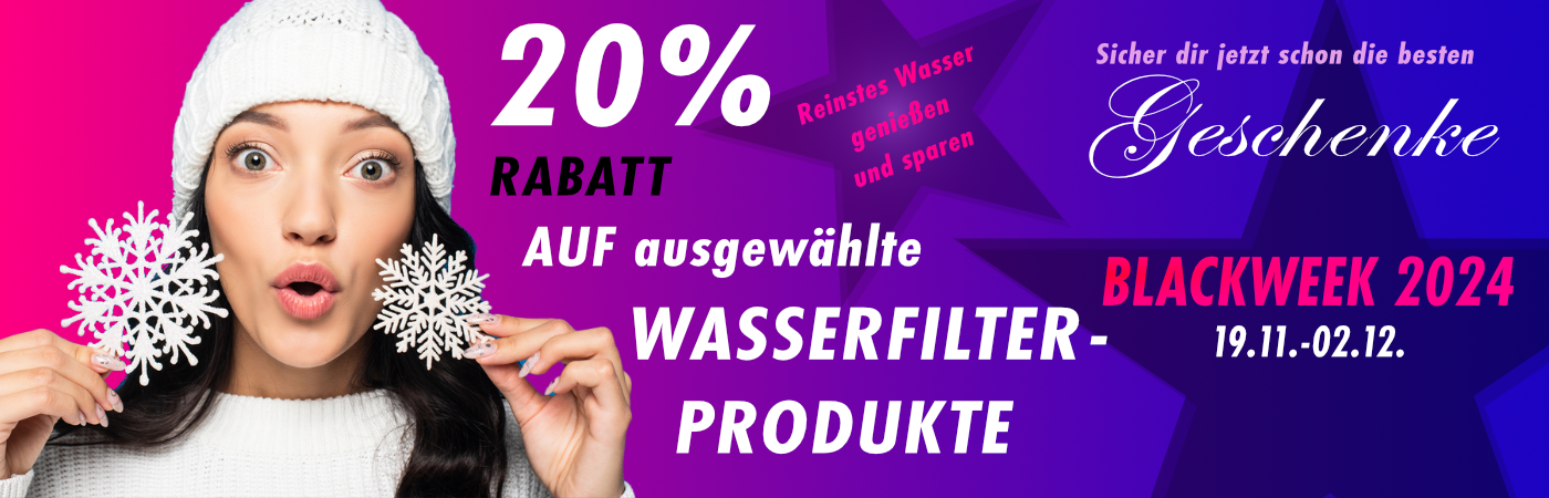 Black Friday Sonderangebote Wasserfilter