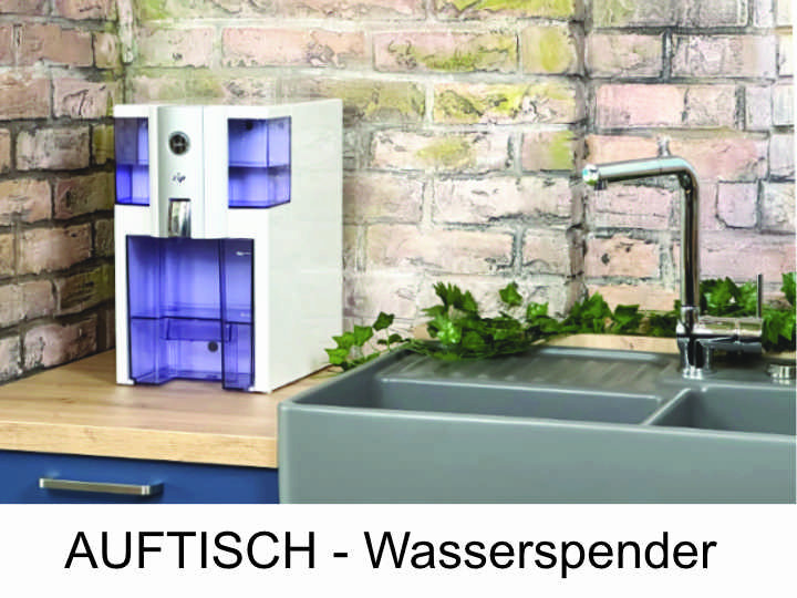 Auftisch-Wasserspender Umkehrosmoseanlage zur einfachen Produktion von Reinstwasser
