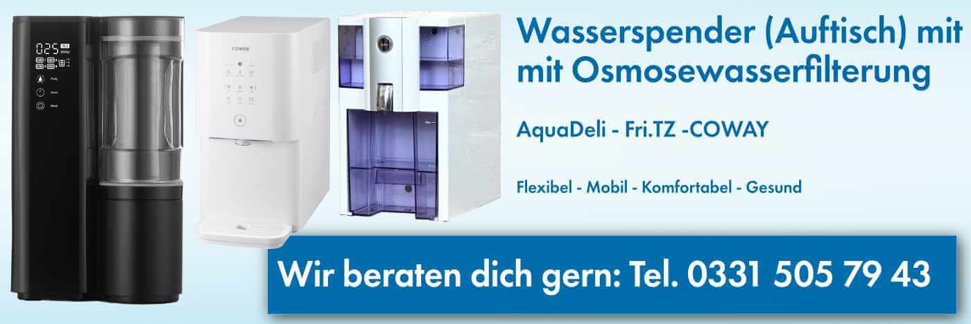 Wasserspender (Auftisch) mit Osmosewasserfilterung