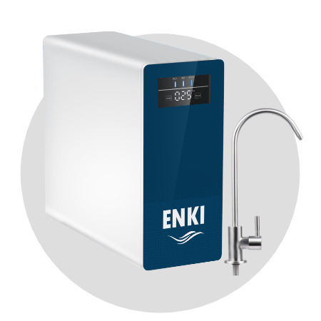Untertisch Osmosewasserfilter ENKI für Büros in der Teeküche